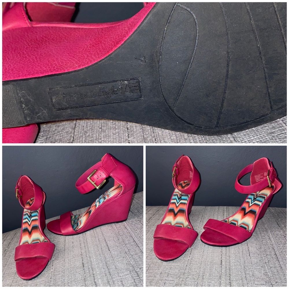 Hot Pink Wedges